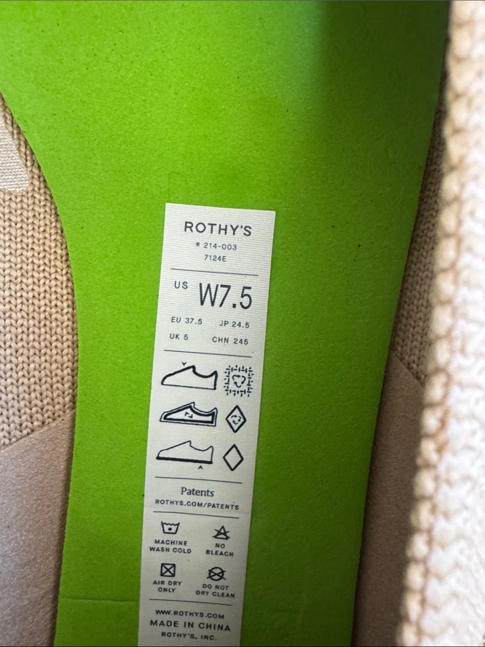 EUC Rothy's The High Point Block Heel in Ecru or Sandstone